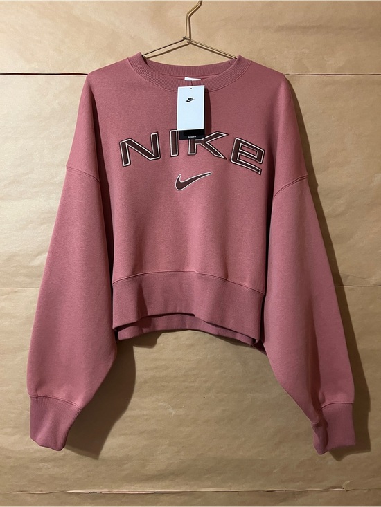 Nike Tops - Nike NWT Phoenix Fleece Oversized Crewneck Logo Spell-Out Sweatshirt Size S
